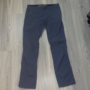 Mens Western rise nylon grey pants